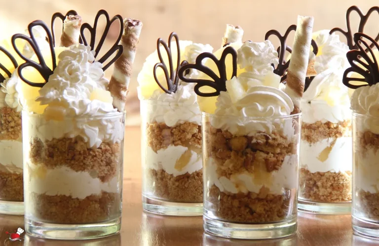 Ananas desert u čaši